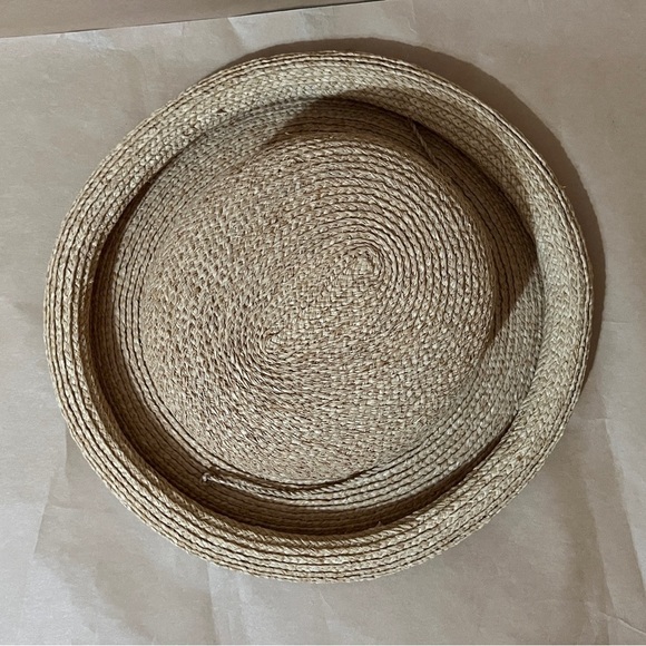 Helen Kaminski | Rolled Brim Hat Raffia Sun Hat Vintage One Size Natural main image 6